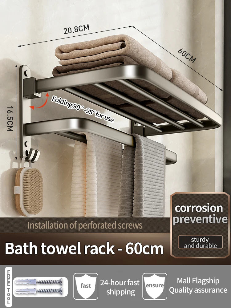 Upgraded Aluminium Towel Rack - handmade
