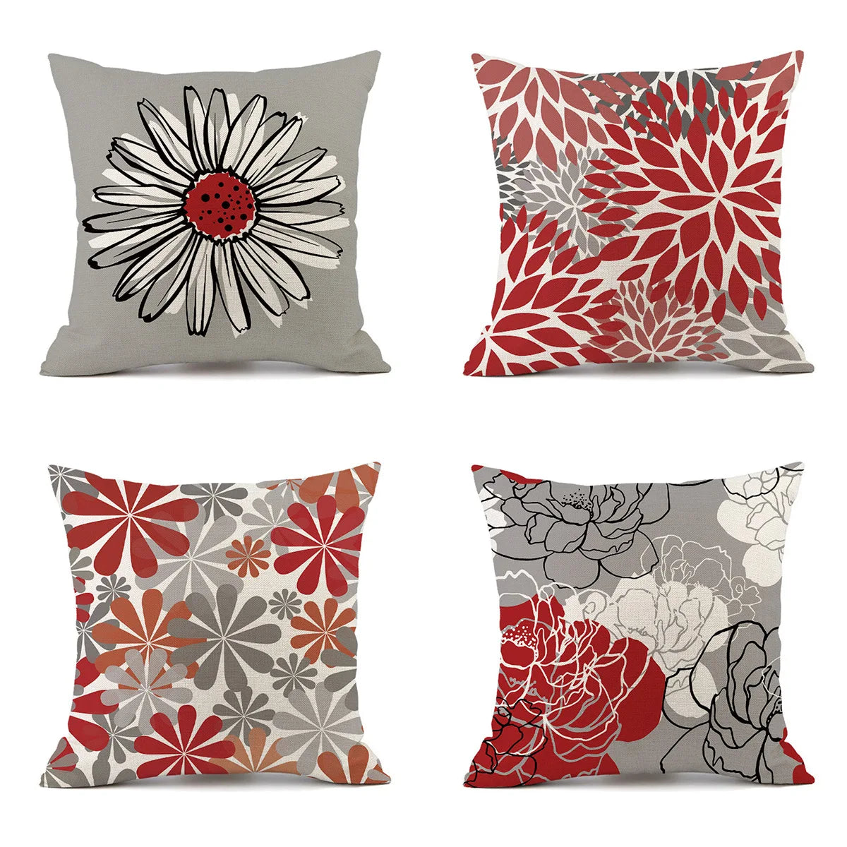 Floral Cushion Cover - handmade