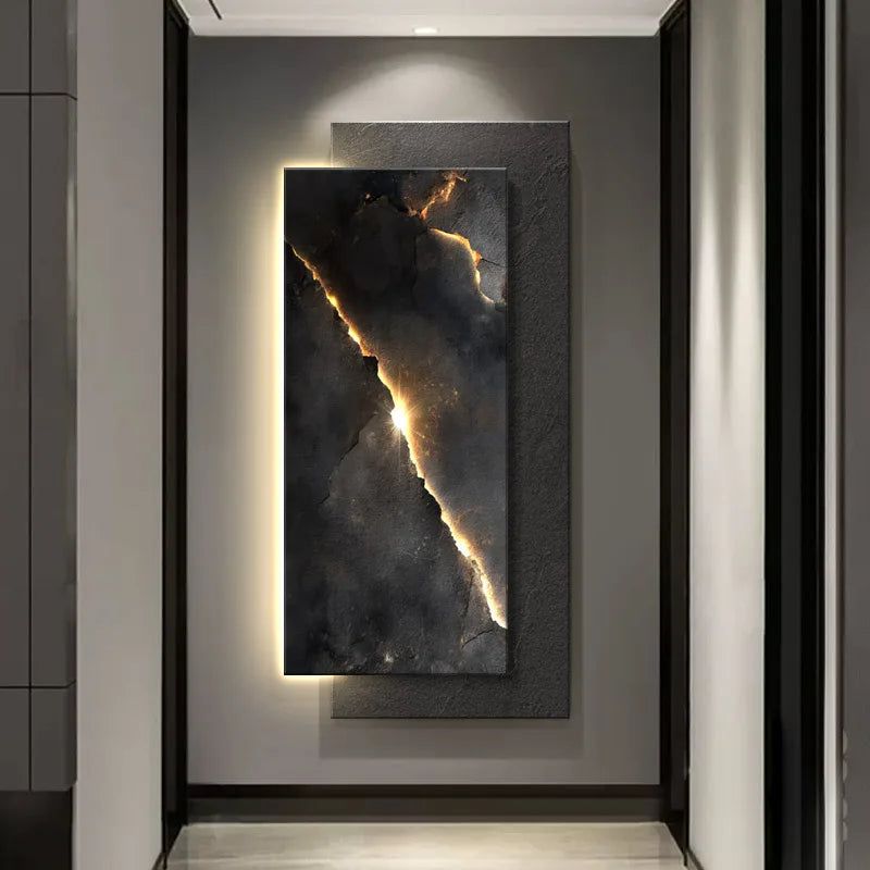 Light Luxury 3D LED Wall Lamp - handmade