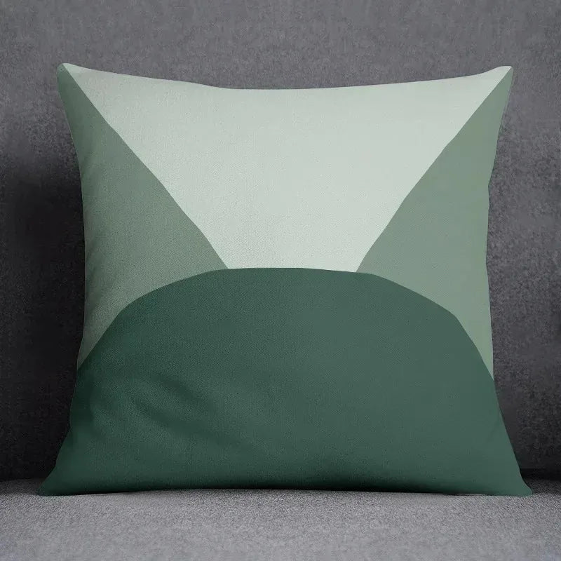 Leaf Pattern Cushion Cover - handmade