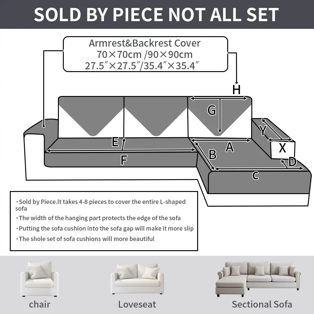 Plush Rabbit Fur Slipcover - handmade