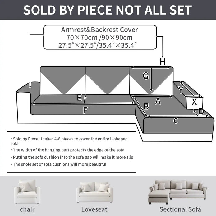 Plush Rabbit Fur Slipcover - handmade