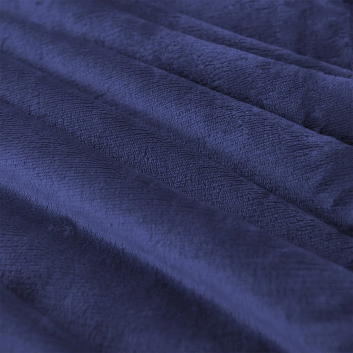 Fleece Sherpa Throw Blanket - handmade