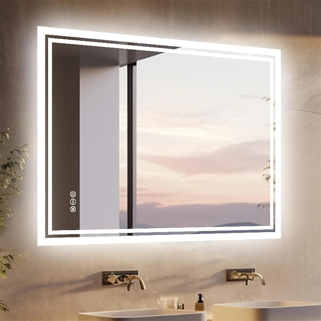 LED Bathroom Mirror - handmade