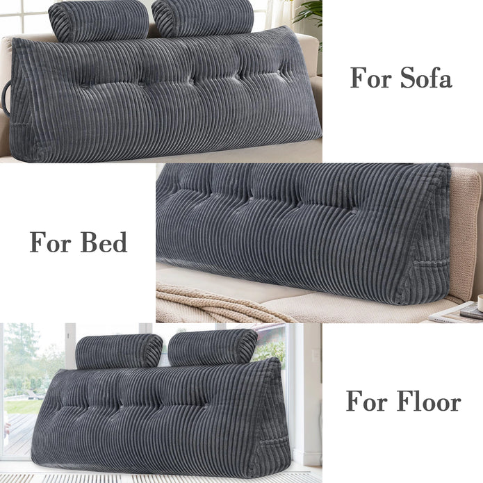 Neck Roll Cushion Set - handmade