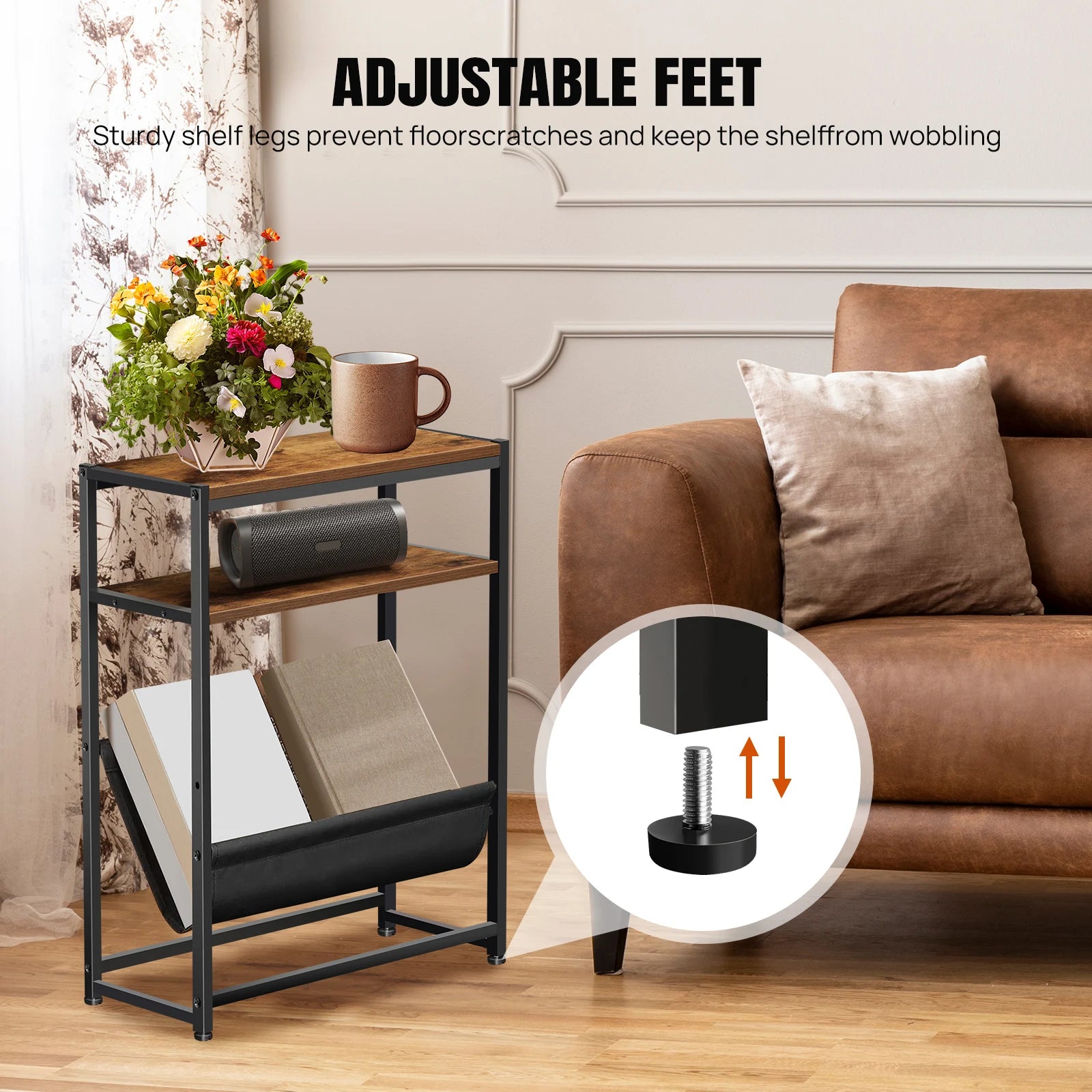 Slim End Table - handmade