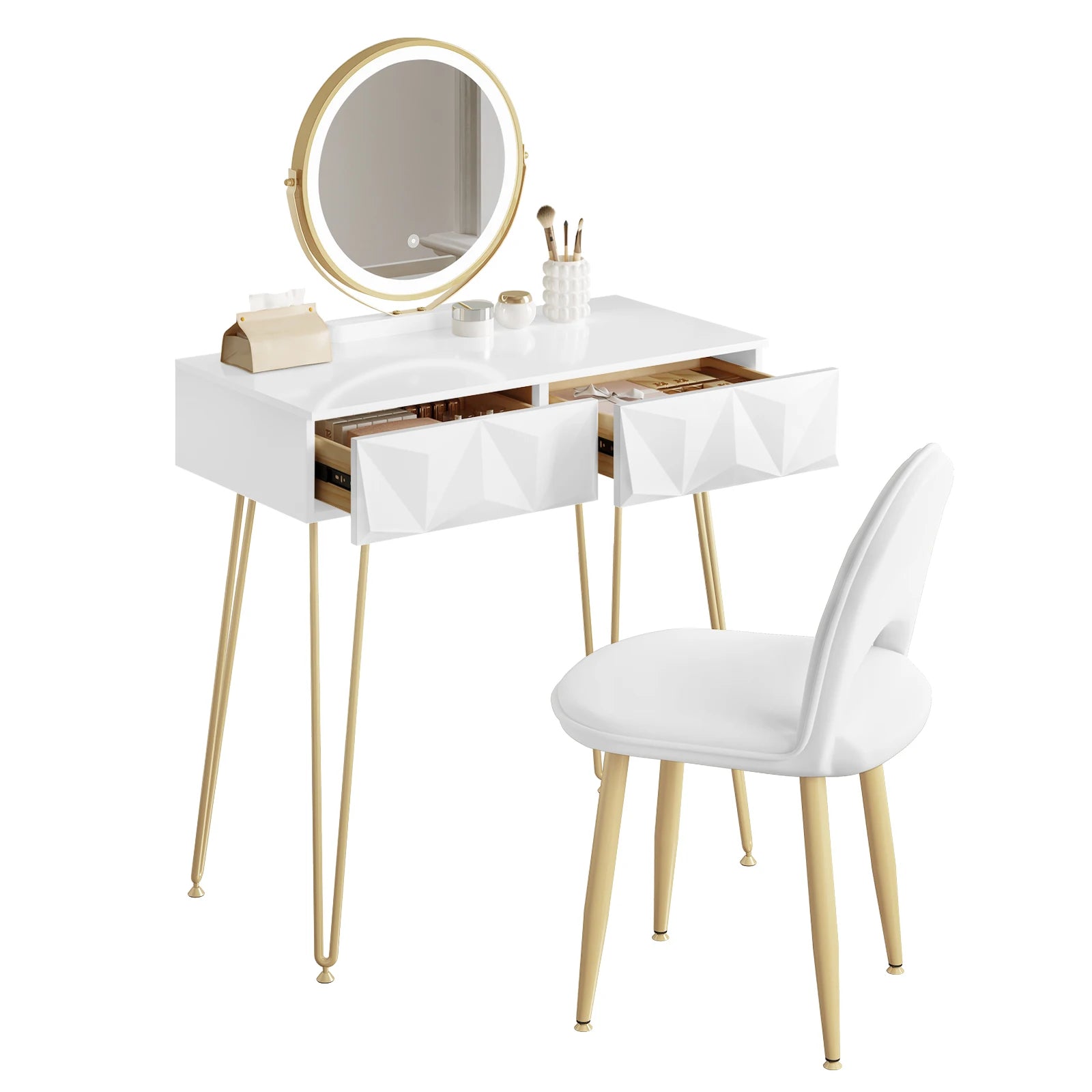 Dressing Table Vanity Set - handmade