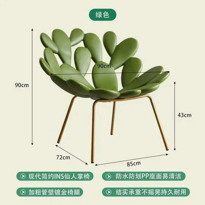 Cactus Leisure Sofa Chair - handmade