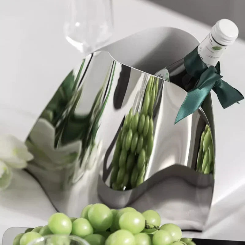 Stainless Steel Ice Bucket - handmade