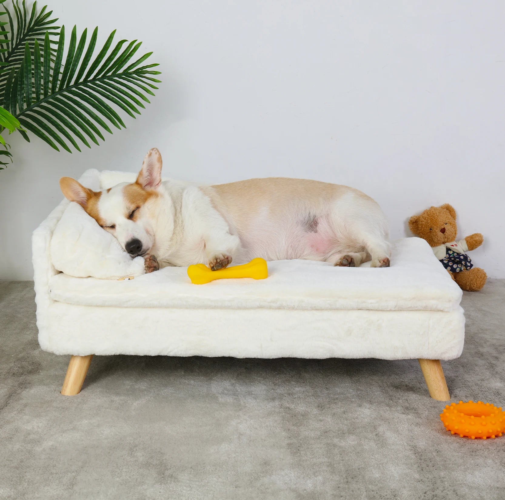 Elevated Pet Sofa - handmade