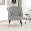 Modern classic upholstered lounge chair living room bedroom single sofa dressing chair - handmade
