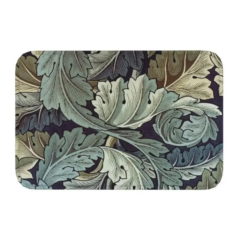 William Morris Floral Doormat - handmade