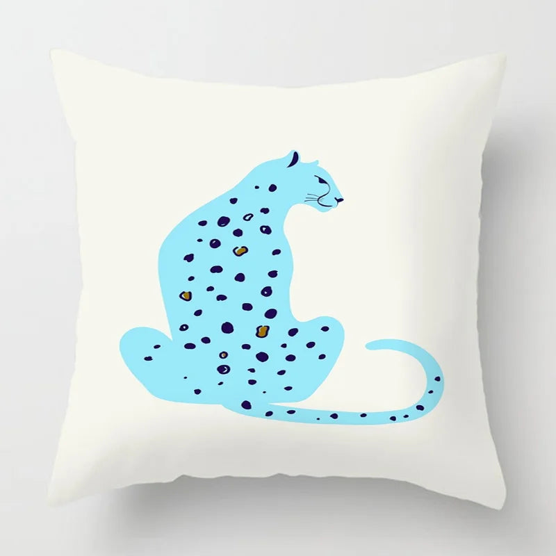Animal Print Cushion Cover - handmade