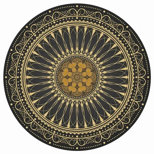 Persian Style Round Rug 2 - handmade