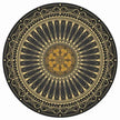 Persian Style Round Rug 2 - handmade