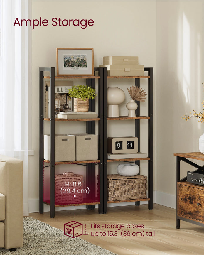 VASAGLE 4-Tier Bookshelf - handmade