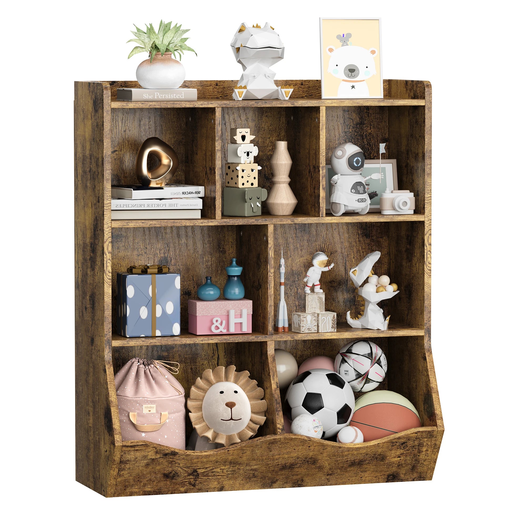 Kids Toy Storage Shelf - handmade