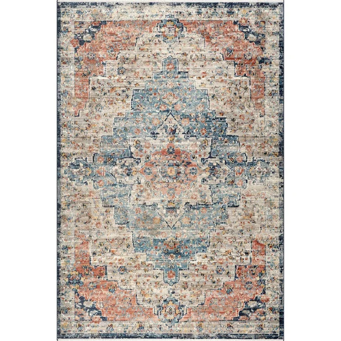 Retro Bohemian Living Rug - handmade