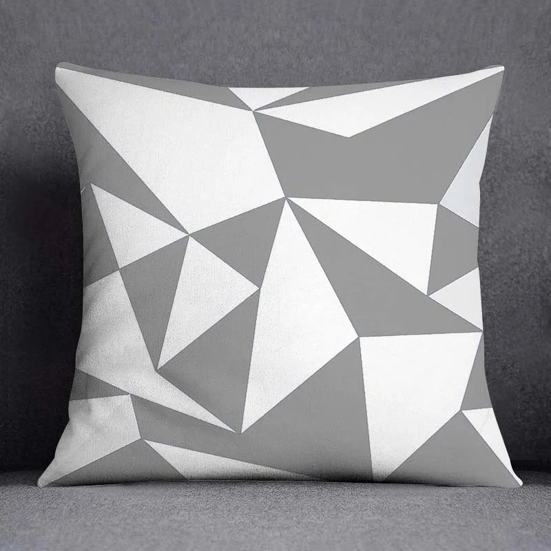 Geometric Cushion Cover - handmade