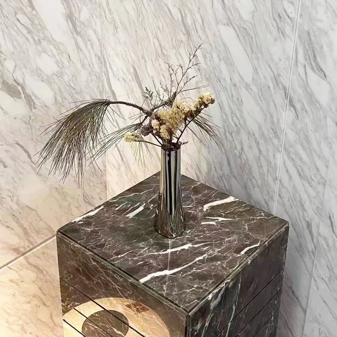 Stainless Steel Flower Vase - handmade