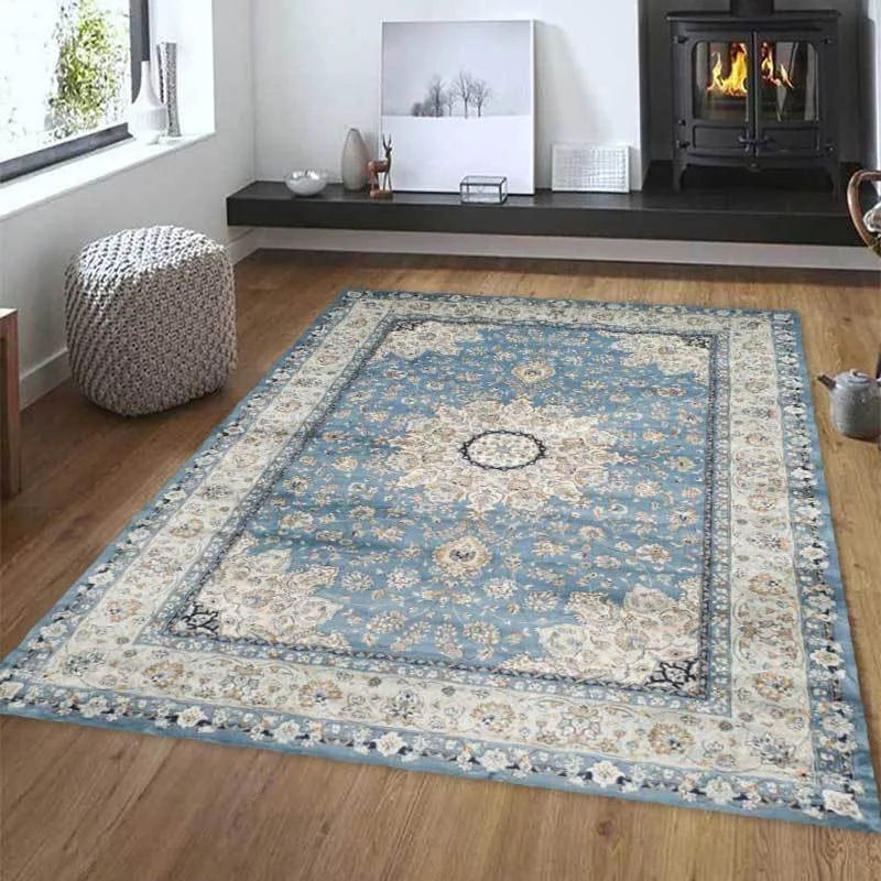 Bohemia Deluxe Living Room Rug – Bohemia Living Room Rugs offer a perfect blend of style and functionality for your home or commercial spaces. Crafted from 100% polyester with a mo