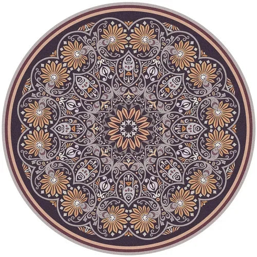 Persian Style Round Rug 3 - handmade
