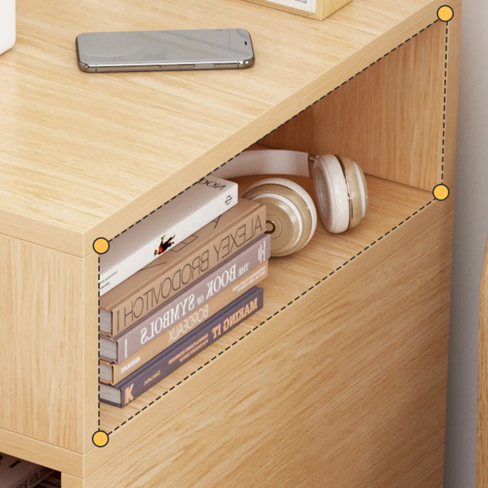 Solid Wood Bedside Table - handmade