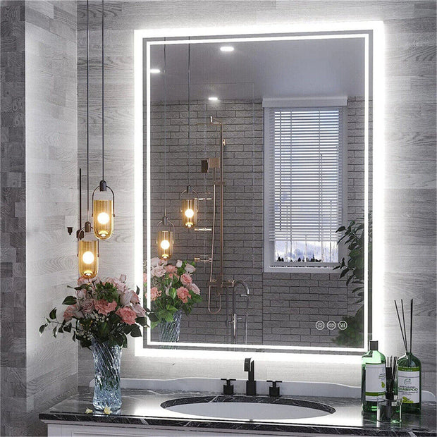 LED Bathroom Mirror - handmade