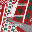Christmas Washable Area Rug - handmade