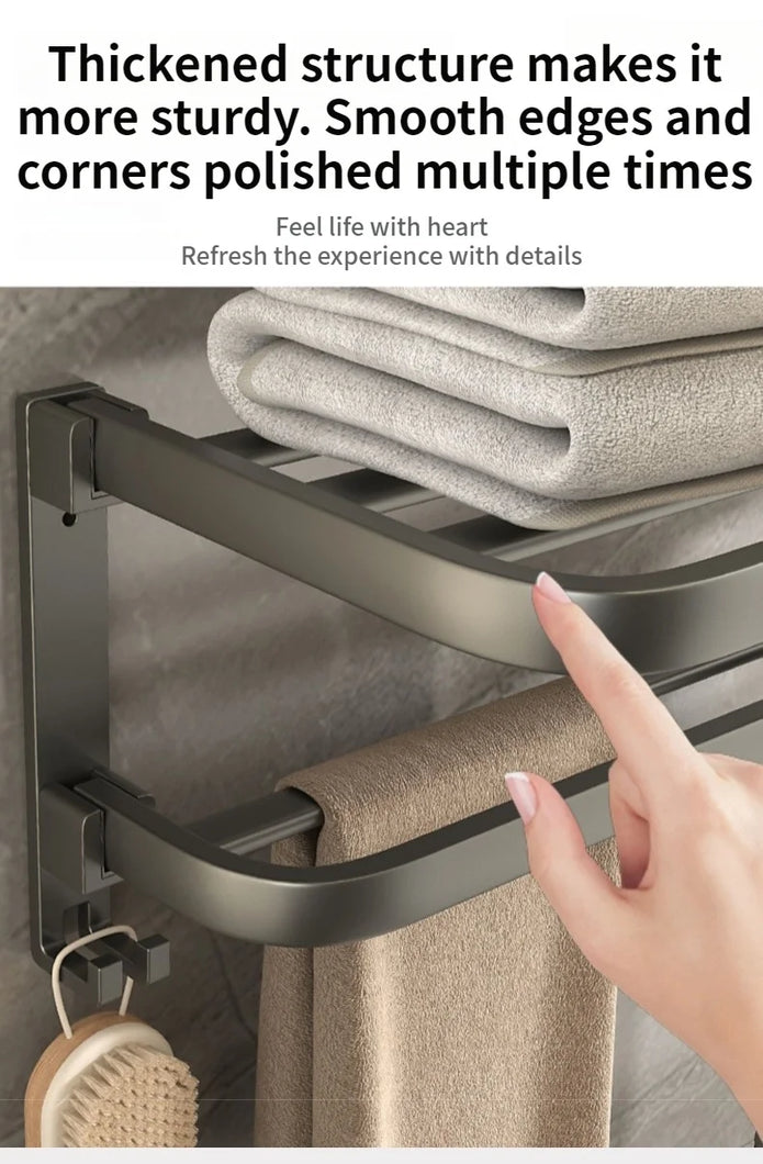Upgraded Aluminium Towel Rack - handmade