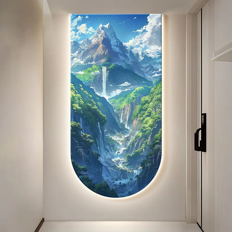 LED Wall Art Painting - handmade