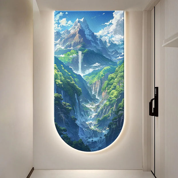 LED Wall Art Painting - handmade