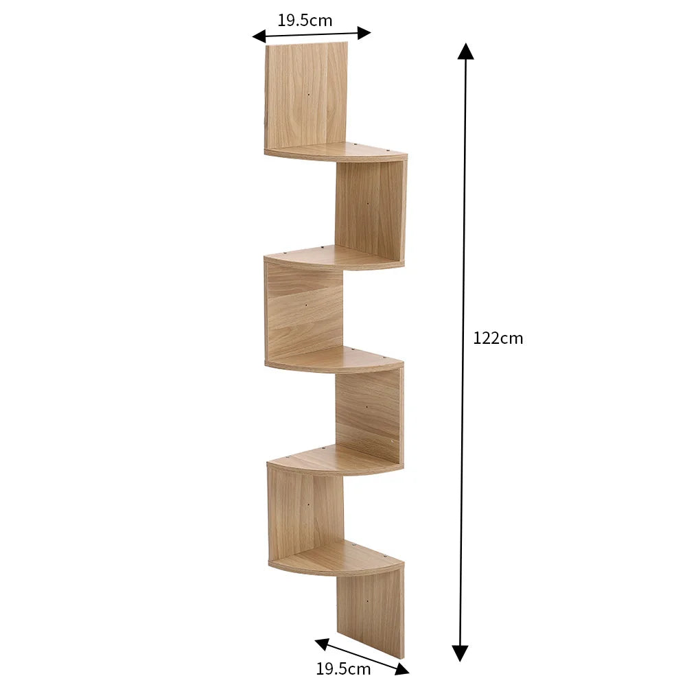 Wooden Corner Shelf - handmade