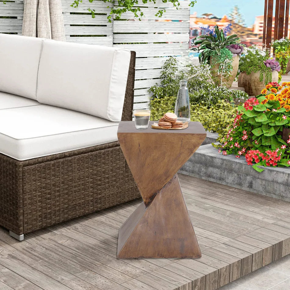 Concrete Accent Table - handmade