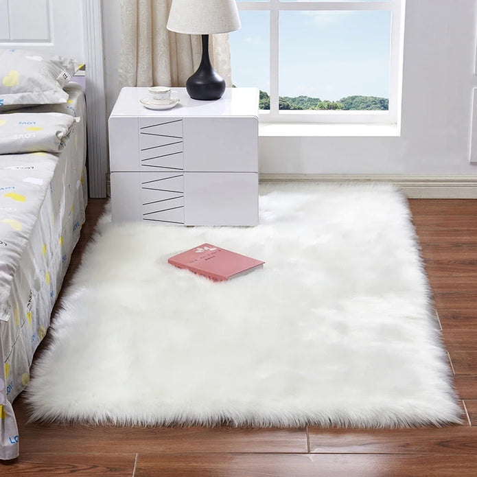 Soft Fluffy Carpet - handmade