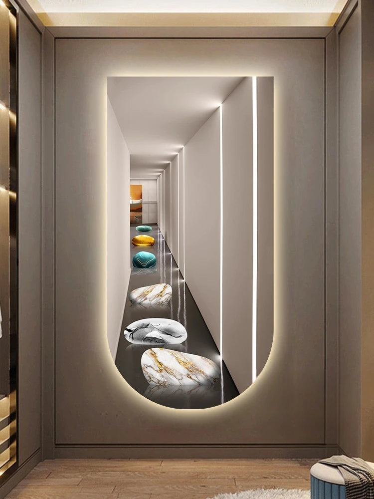 Light Luxury LED Wall Painting - handmade