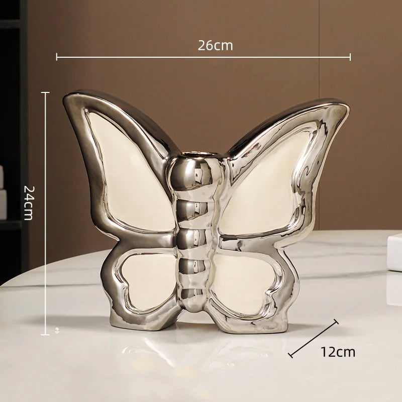 Butterfly Flower Vase - handmade