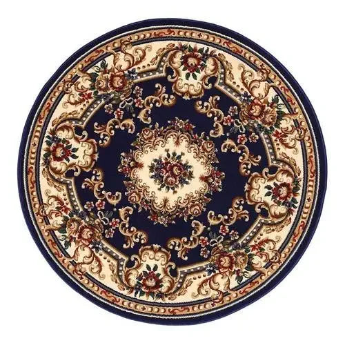 Retro Boho Round Area Rug 4 - handmade
