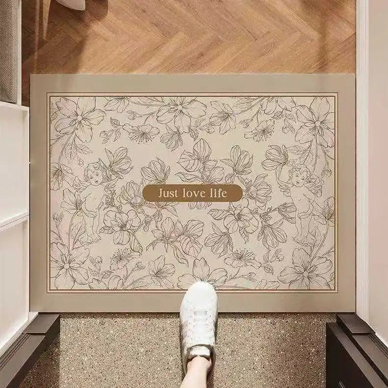 Diatom Bathroom Floor Mat - handmade