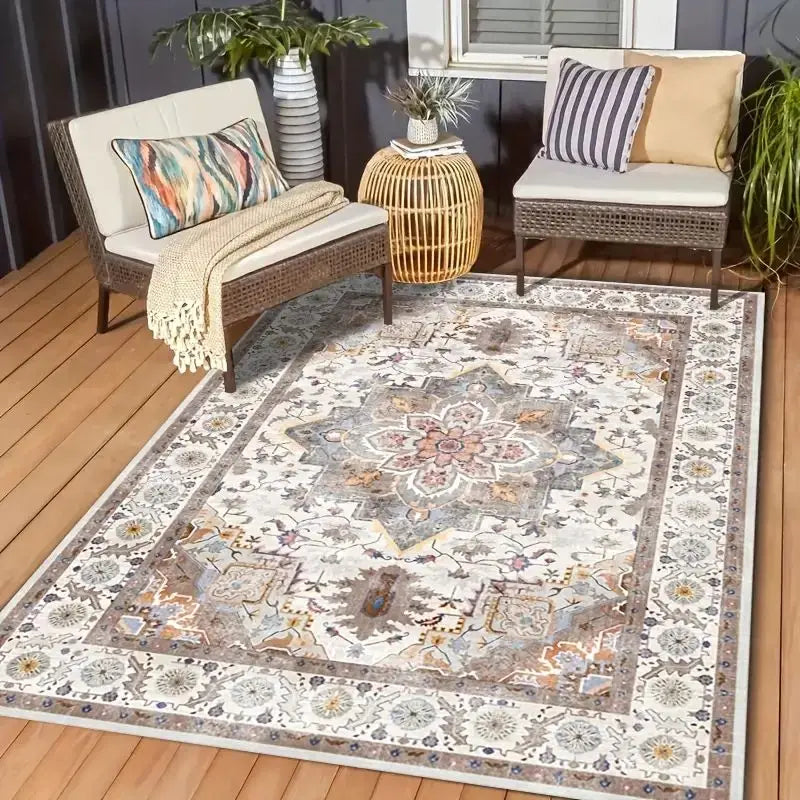 Bohemian Outdoor Rug - handmade