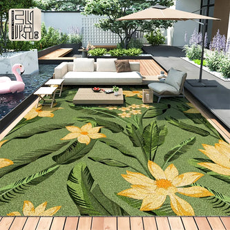 Fresh Summer Outdoor Carpet - handmade