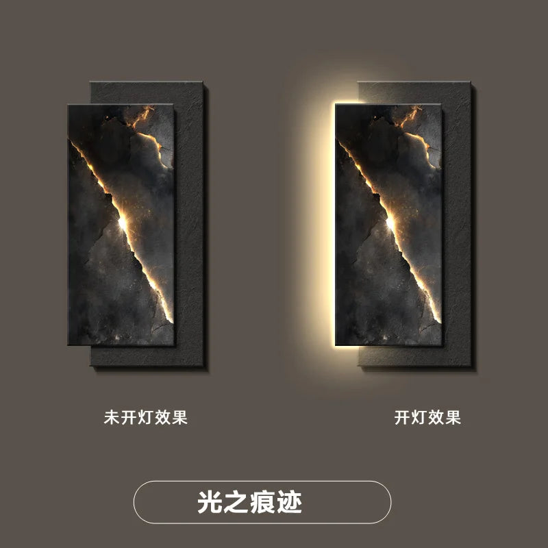 Light Luxury 3D LED Wall Lamp - handmade