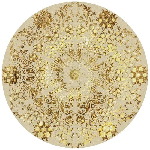 Persian Style Round Rug 6 - handmade
