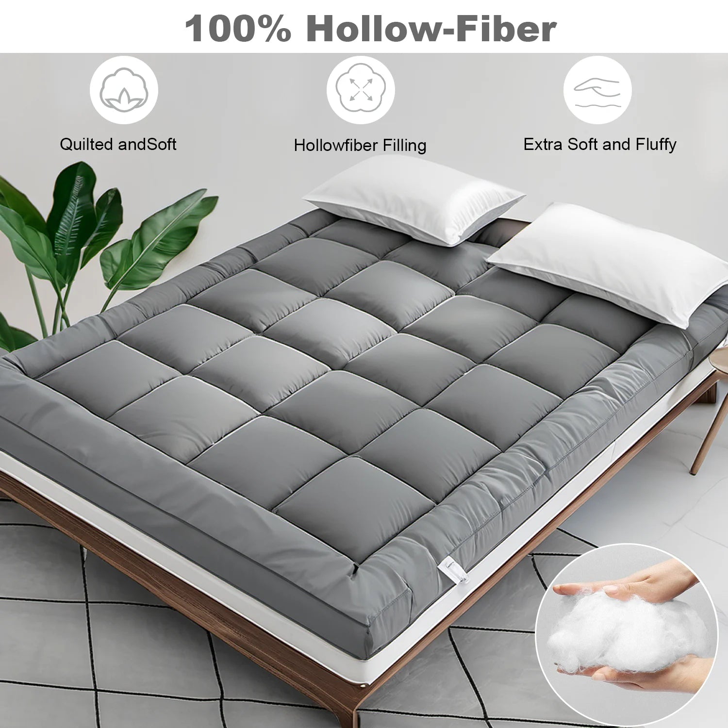 Bed Mattress Foldable Soft Student Dormitory Roll Up Floor Tatami Mat Extra Thick Bed Mattress 3D fiber Bed Topper Feather Down - handmade
