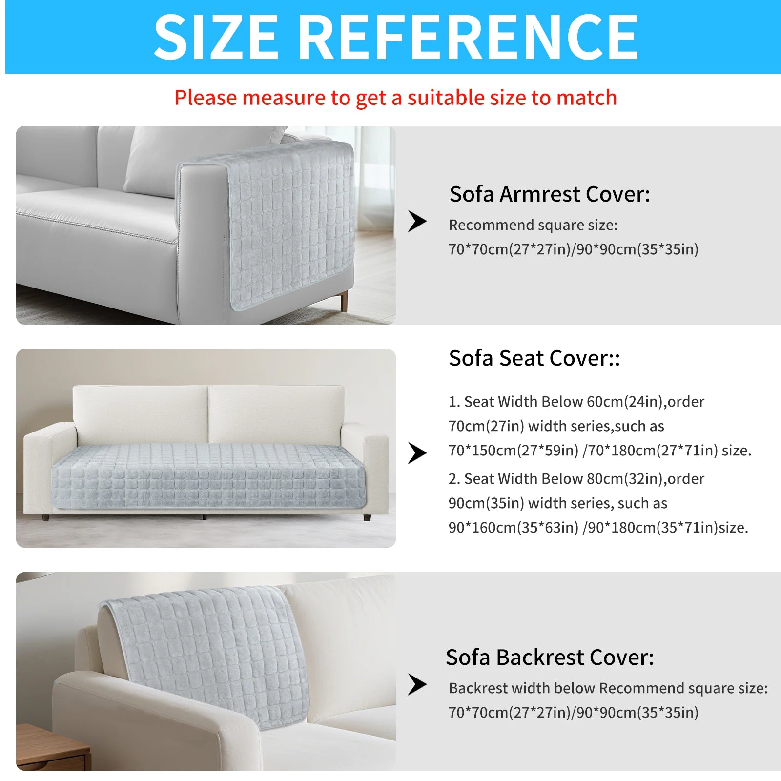 Washable Couch Protector - handmade