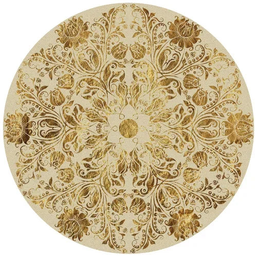 Persian Style Round Rug 6 - handmade