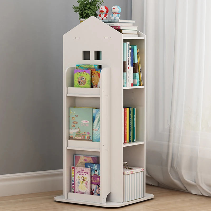 Rotating Kids Bookshelf - handmade