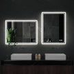 LED Backlit Bathroom Vanity Mirror - handmade