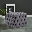 Square Footstool Cushion - handmade