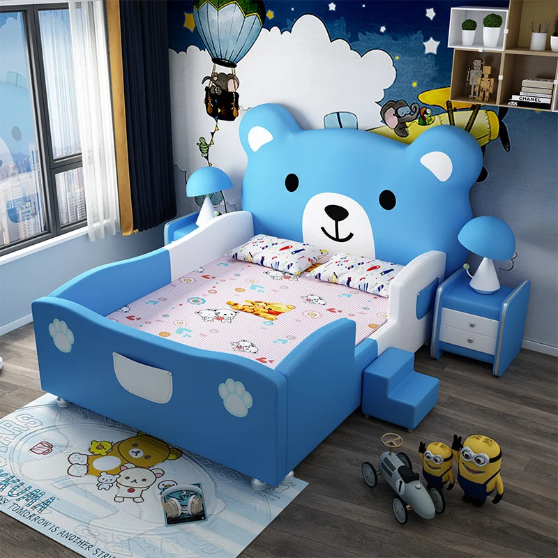 Creative Cartoon Bear Bed - handmade